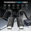 1m Compatible with Thunderbolt USB 5 Cable 80GB Data Transfer 8K 60Hz Video PD 240W Fast Charging Cord