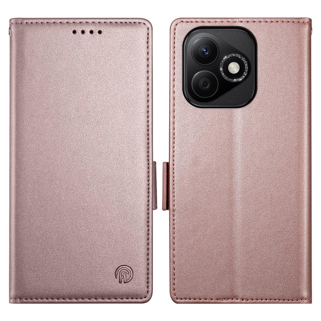 DF-010 For Honor X60i 5G Stand Case PU Leather Wallet Phone Cover