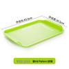 Large Green Gridded Rectangular ABS Serving Tray