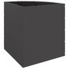 Corner Planter Black 45 X 45 X 50 Cm Steel