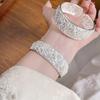 Peony Color-Separated Women's Bracelet: New Chinese Style, Versatile High-End Accessory