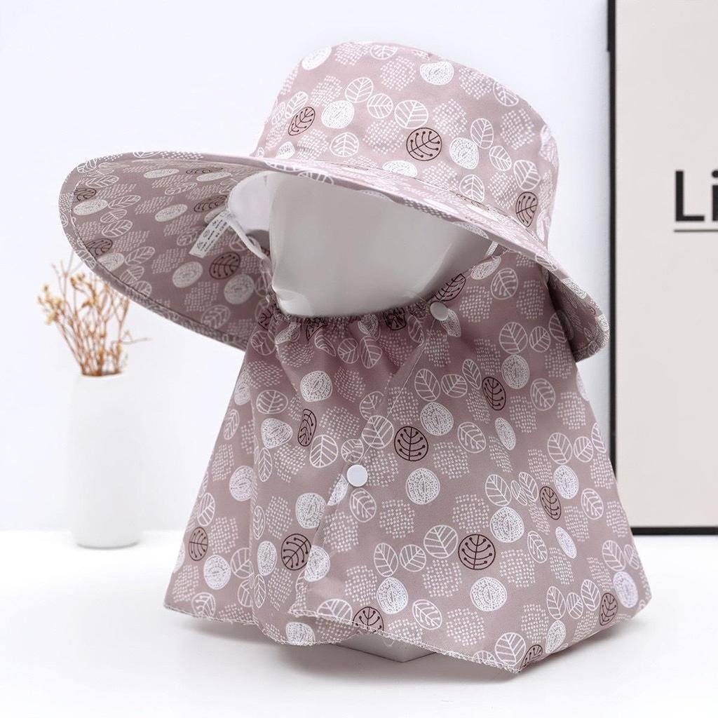 Women's Wide Brim Sun Hat for Summer – Offers Face and Neck Protection, Ideal for Outdoor Activities like Cycling and Farm Work.