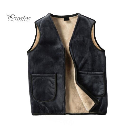 

Мужской жилет, пальто с V-образным вырезом, без рукавов, однотонный бархатный жилет с подкладкой и карманами, застежка-молния, утепленный утепленный жилет XL серый