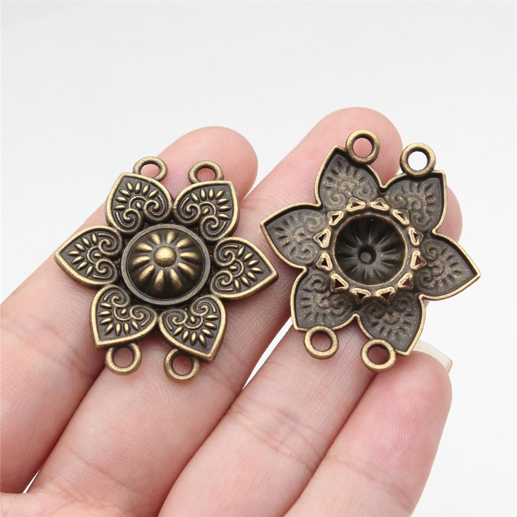 Accessories Parts Four-Hole Necklace Connector Wedding Jewelry Findings TA023