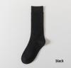 Autumn/Winter Women's Long Tube Striped Cotton Socks - Breathable, Sweat-Absorbent, Boneless Pile Design.