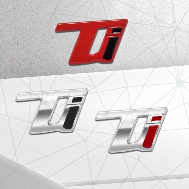 3D Metal TI VELOCE Edition Badge Car Steering Wheel Emblem Sticker LOGO Decor For Romeo Giulia Stelvio Giulietta Mito