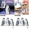 Adorable Christmas Penguin Led Light Garden Decoration With Acrylic Body