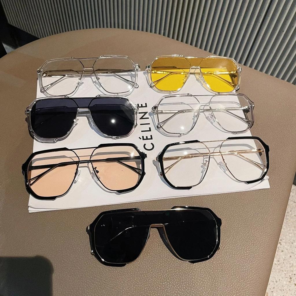 Damskie jednoczęściowe modne okulary przeciwsłoneczne Nowe unikalne ponadwymiarowe okulary przeciwsłoneczne dla mężczyzn Punkowe okulary Modne damskie okulary UV400