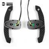 MC Glossy Carbon Fiber Magnetic Steering Wheel Paddle Shifters For Mercedes Benz C Class (W204)2011-2013 W176 W246 W212 W166