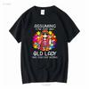 Assuming Im Just An Old Lady Was Your First Mistake Hippie T Shirt Soul S Long Sleeves Vintage Washed Stylish Unisex Graphic