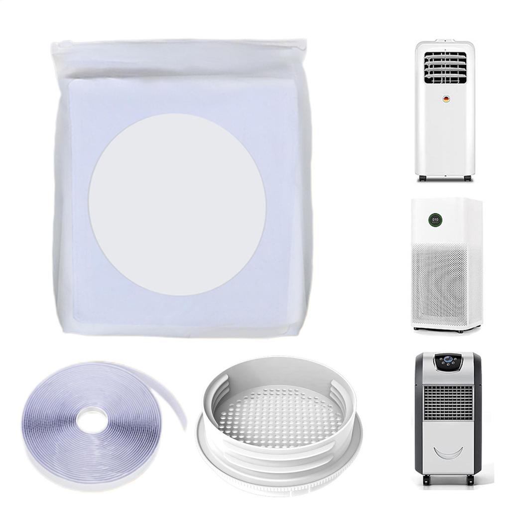 Portable AC Vent Kit Portable Air Conditioner Vent Window Kit Adjustable Air Conditioner Accessories Seal No Drill Replacement