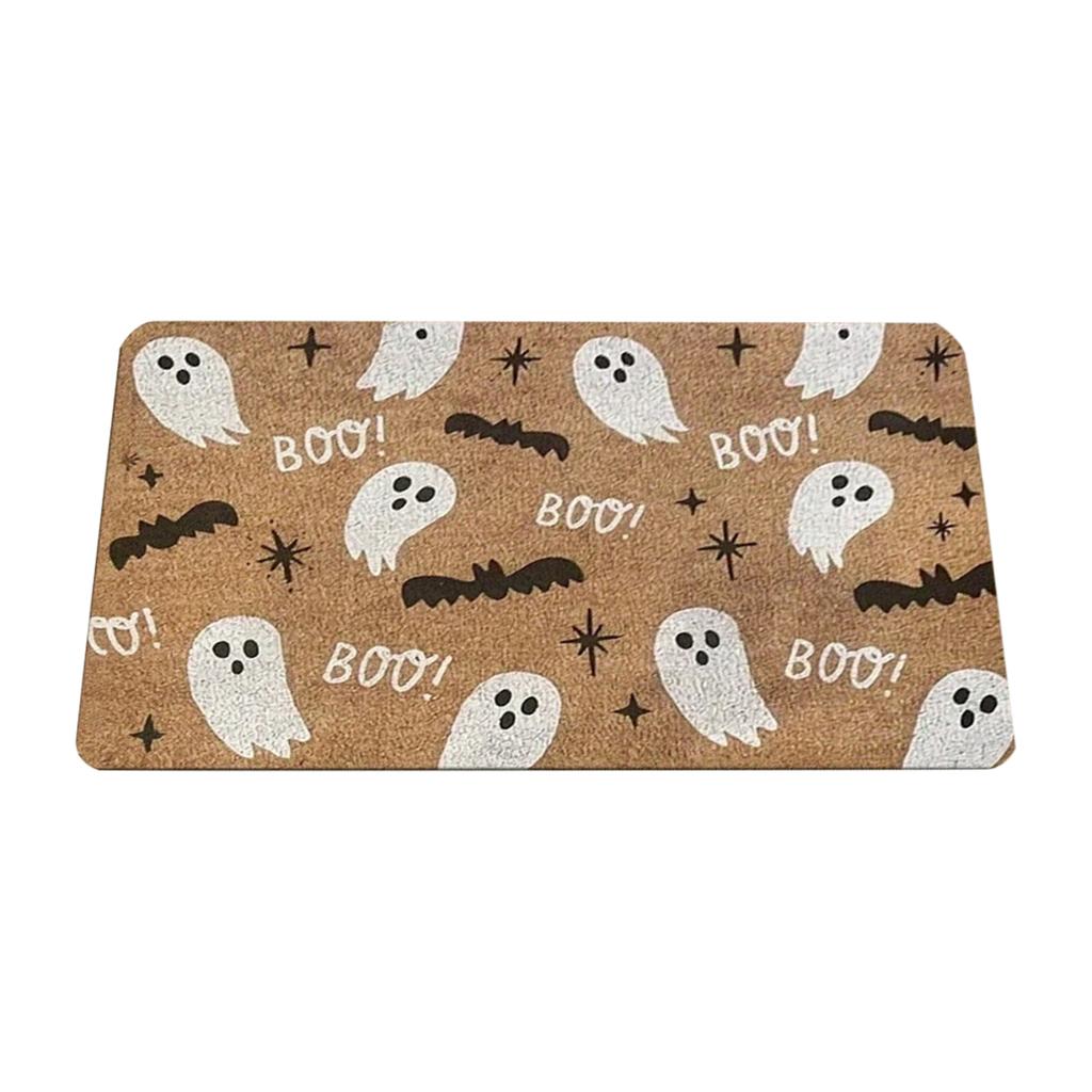 Halloween Doormat Non- - Velvet for Front Door Entrance