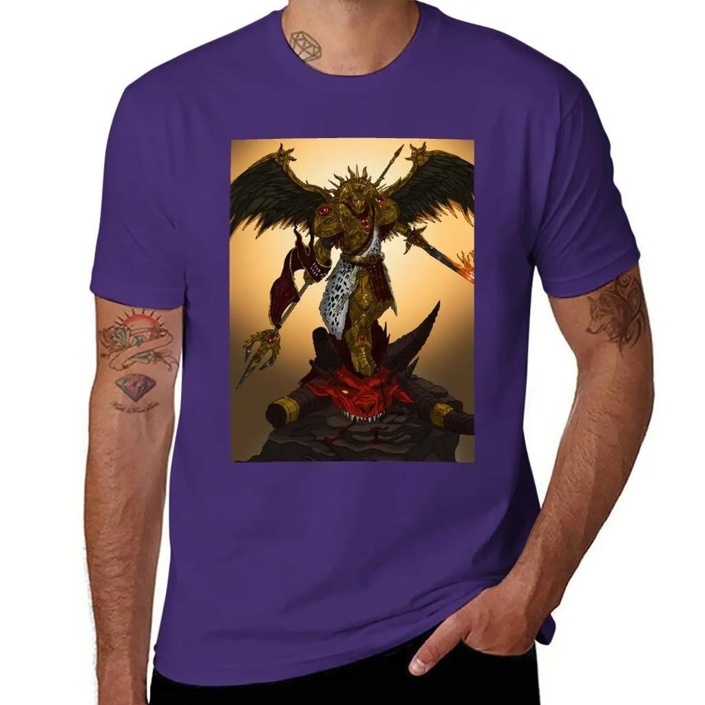 Sanguinius: Primarch of the Blood Angels T-Shirt animal print shirt for boys quick drying t-shirt graphic t shirts