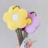 Creative Flower Keychain Soft Access Card Holder Mini Key Case  Car