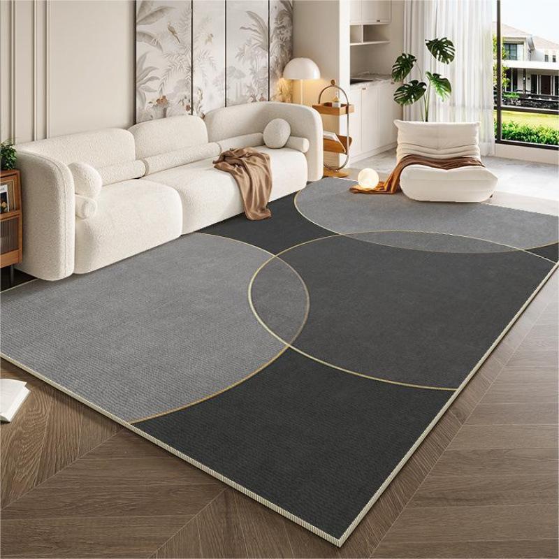 Cream Style Simple Carpet for Living Room Sofa Mat Anti-slip Easy To Clean Bedroom Wardrobe Room Mat Home Decoration