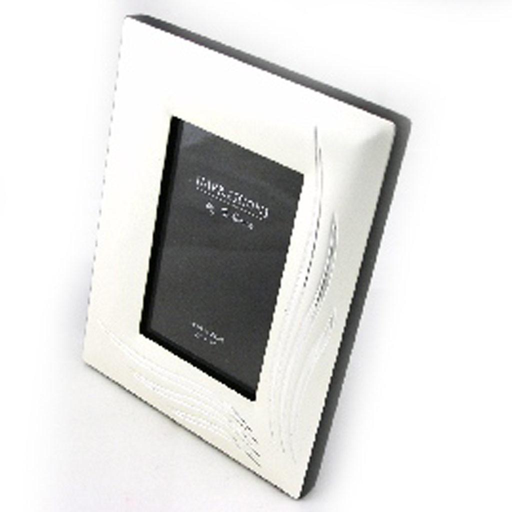 Les Trésors De Lily [G0106] - Chrome 'Design' Photo Frame