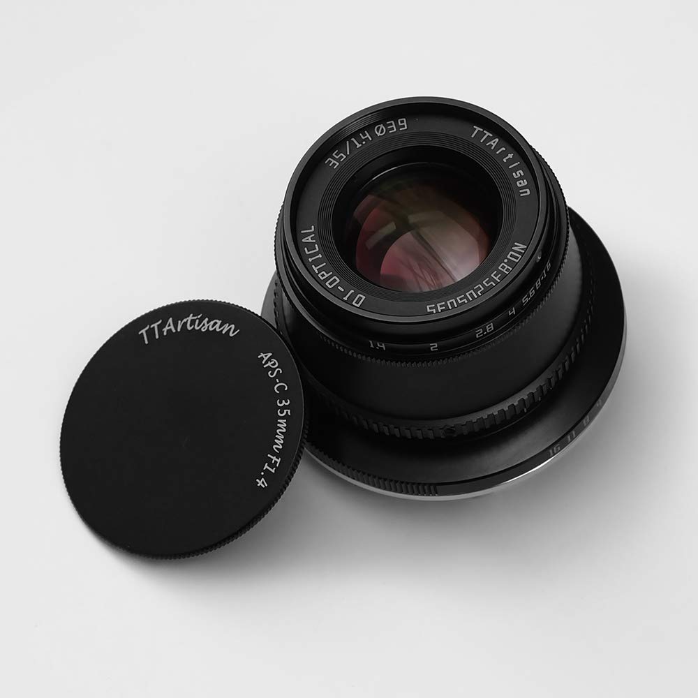 Warranty TTArtisan 35mm Manual Focus Fixed Lens for Sony Sony 6 Elements in 7 Prime Lens for SONY A6500 Mirrorless Lens Case Included [2-Year