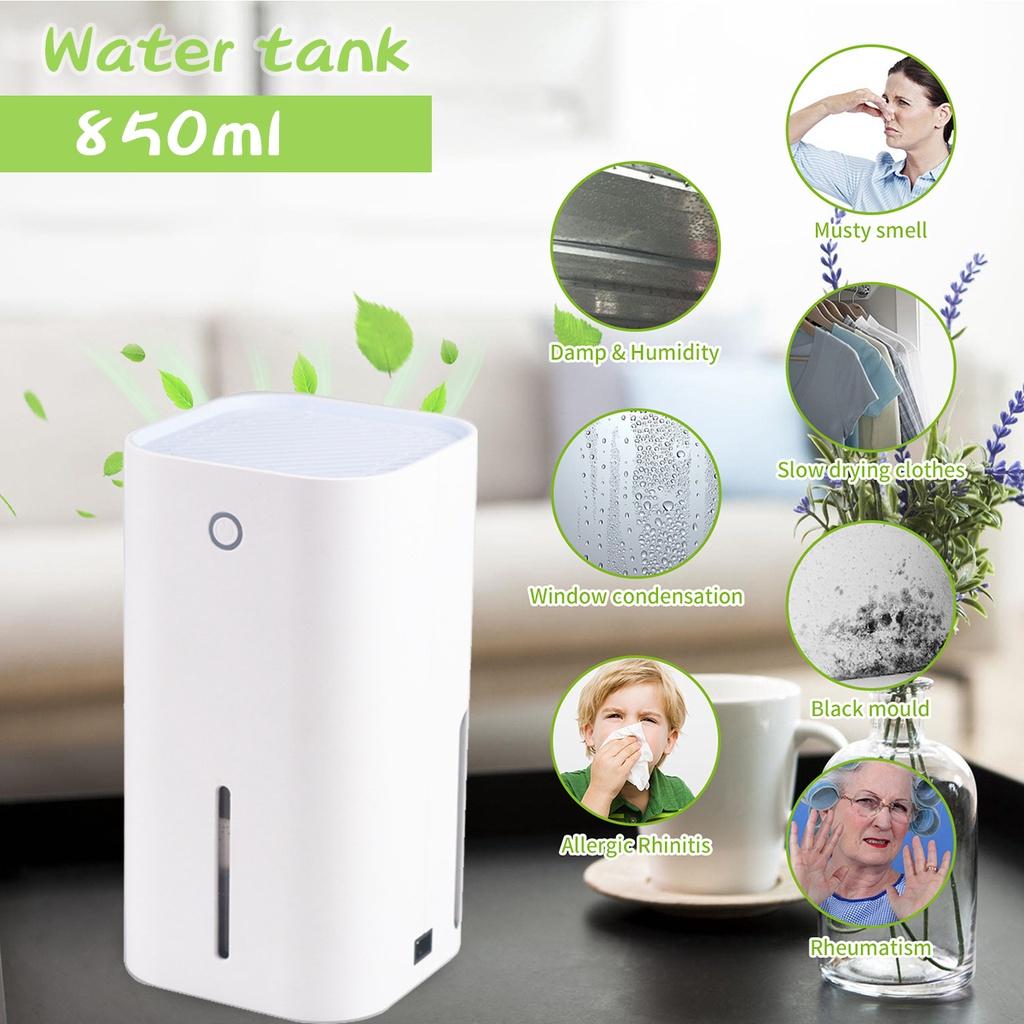 850ML Smart Moisture Absorber Household Dehumidifier Basement Moisture Absorber Mute Power saving Mini Dehumidifier