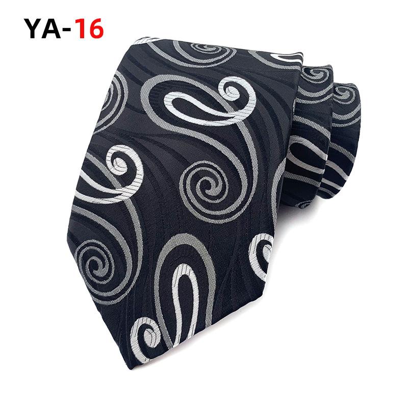 Cozy Up 3,15"(8 cm) Modische gestreifte Paisley-Krawatte für Herren, karierte Blumenkrawatte für Hochzeit