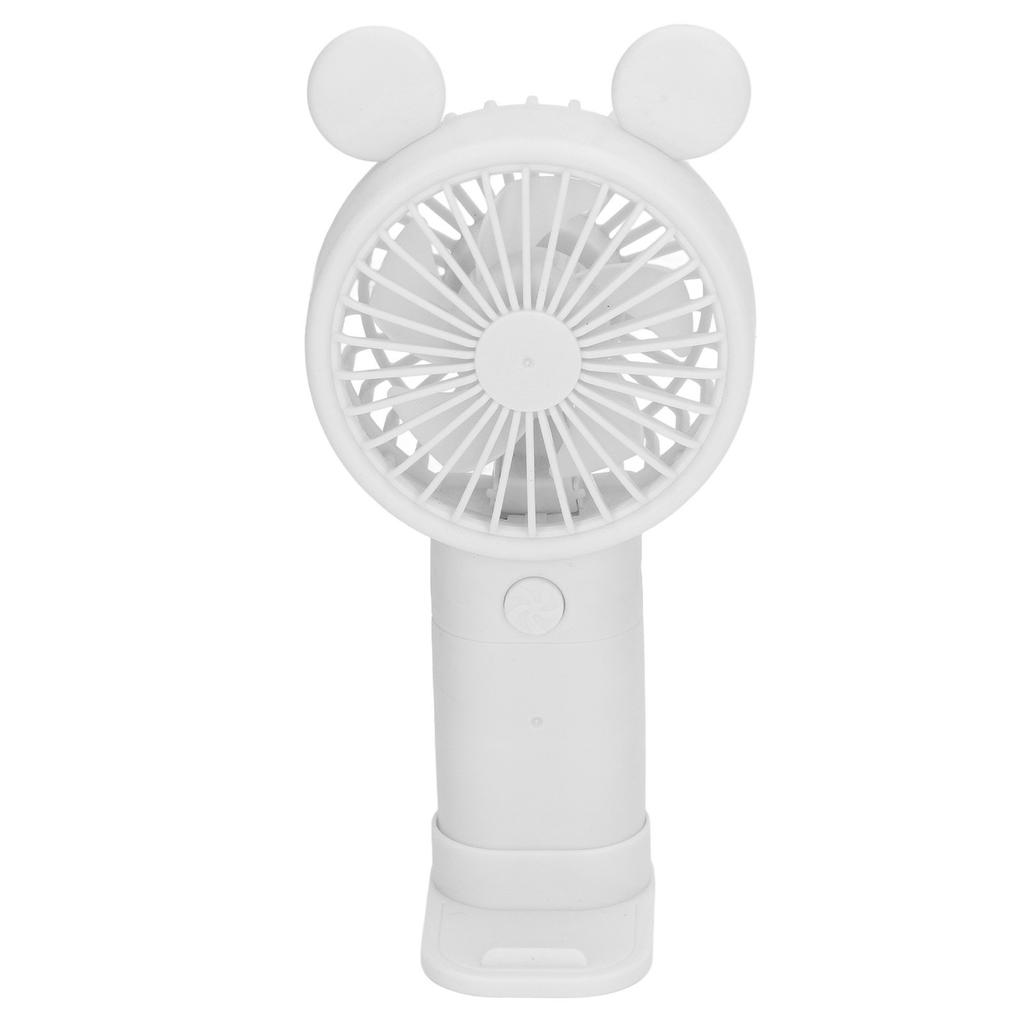 Mini Ventilator Portabil USB Baterie 1200mAh Dublu Motor Portabil Ventilator Portabil Electric Ventilator Mic Alb