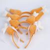 Spoof Turkey Leg Hairhoop Plush Chicken Leg Headband Cosplay Costume Festive Party Headdress Adult Kids Funny Headpieces