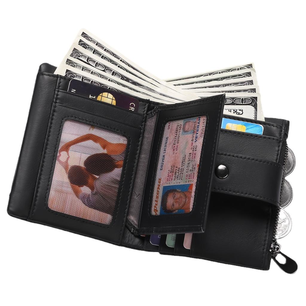 Genuine Leather Women Wallet for Coin and Card High Quality Small Female Clutch Handy Purse Fashion Ladies Walet Luxury Brand