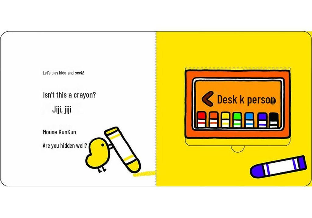 Little Mouse Kun Kun Interactive Dot-Reading Flip Books