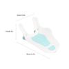 Verstellbarer ergonomischer Baby-Badewannenkissen mit einfachem Ablassdesign