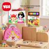 Princess Makeup Bag & Sticker Set - Cute DIY Dress-up Toy for Kids