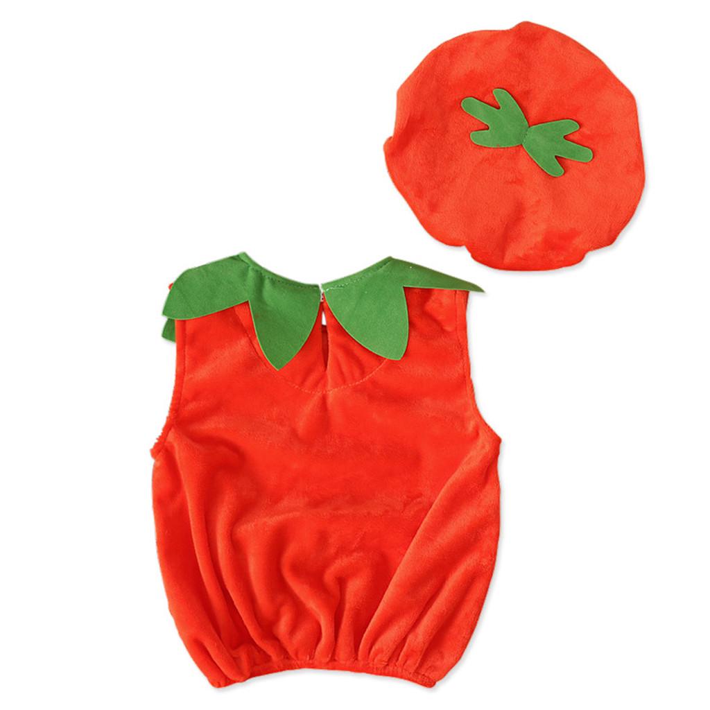Toddler Infant Baby Boy Girl Vest Tops Hat Halloween Outfits Costume Set