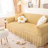 Bubble Fabric Sofa Cover Stretchable Elastic Slipcover Nordic Style for Single Double Triple Seater Cushion
