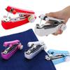 1/2pcs Handheld Sewing Machine Mini Manual Stitch Needlework Machine Protable Outdoor Travel Clothes Fabrics DIY Sew Tool TMZ