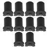 10PCS Satellite Cable Wall Grommet 25.4mm Silicon Ethernet Cable Bushing Wall Penetration Grommet for 1 Inch Hole Black