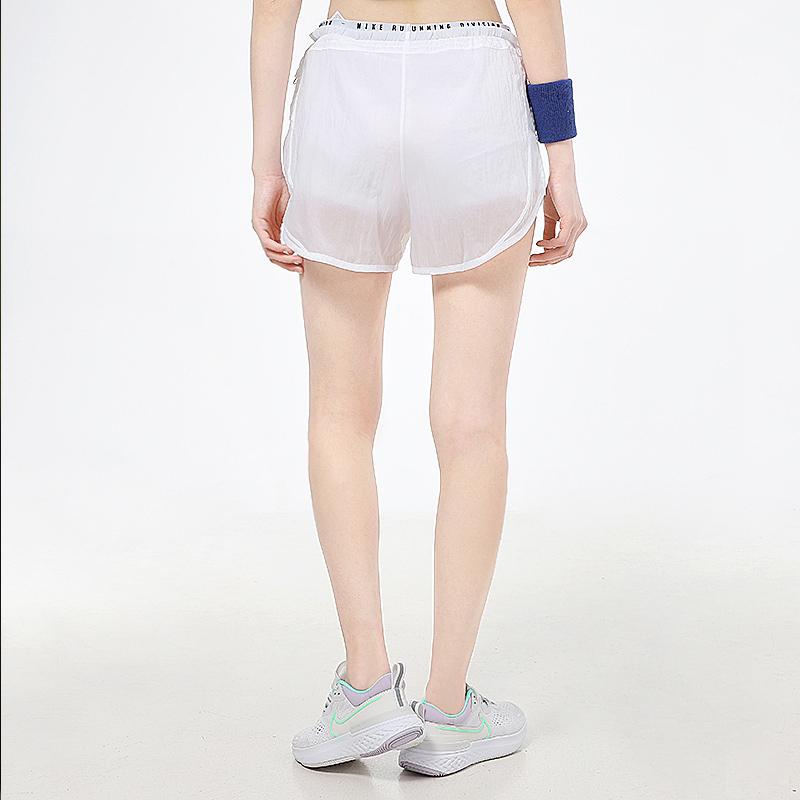Nike Tempo Luxe 2-In-1 Mid-Rise Running Shorts Women Bottoms White DA1281-100