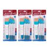 3 Set Nylon Hair Painting Brush Artist Paint Brush Watercolor Acrylic Paint Brush Drawing Supplies for Oil Painting