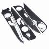 For Mercedes Benz E Class W213 E200 E300 2016-2026 ABS Carbon Fiber Interior Door Panel Cover Protective Trims Car Accessories