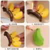 Plastic Banana Magnetic Sealing Clip Moisture-proof Hand Press Fresh-keeping Clip Multifunctional Household Food Bag Clip