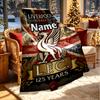 Custom Name Personalized LFC Print Blanket, Home Decor, Bedroom, Sofa, Camping, Couch, Gifts for Birthday Christmas