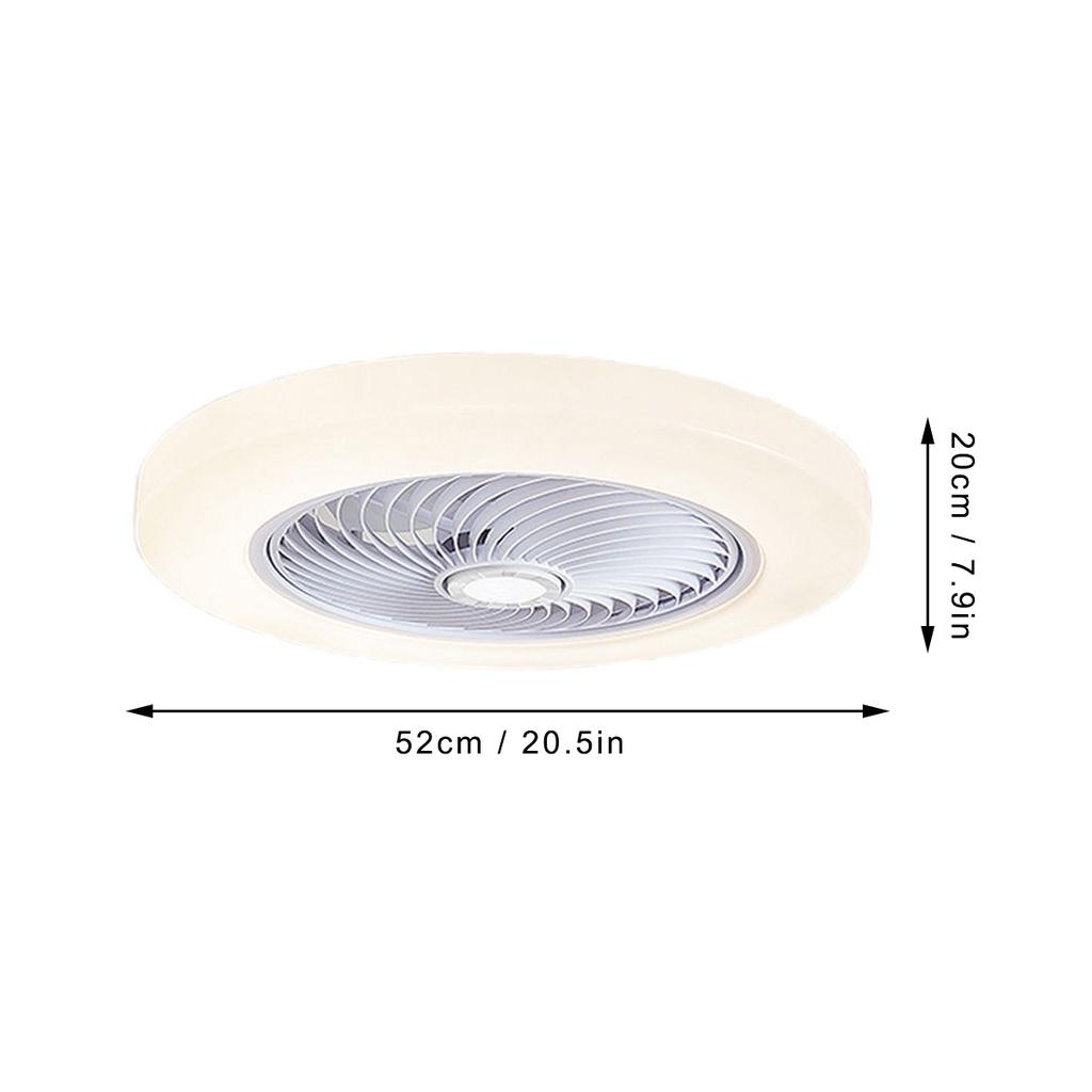 220V Remote Control APP Smart Ceiling Fan with Light Lamps Indoor Bedroom Modern Ultra-thin Decor 40W