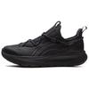 Li Ning Cloud Easing Soft Rebound Breathable Thick Sole Increased Height Non-Slip Wear-Resistant Low-Top Casual Shoes Men Sneaker Black AGLV133-2