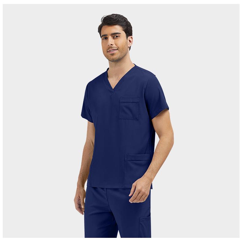 Unisex Plus Size Nurse and Salon Uniform Set - Various Colors Available
