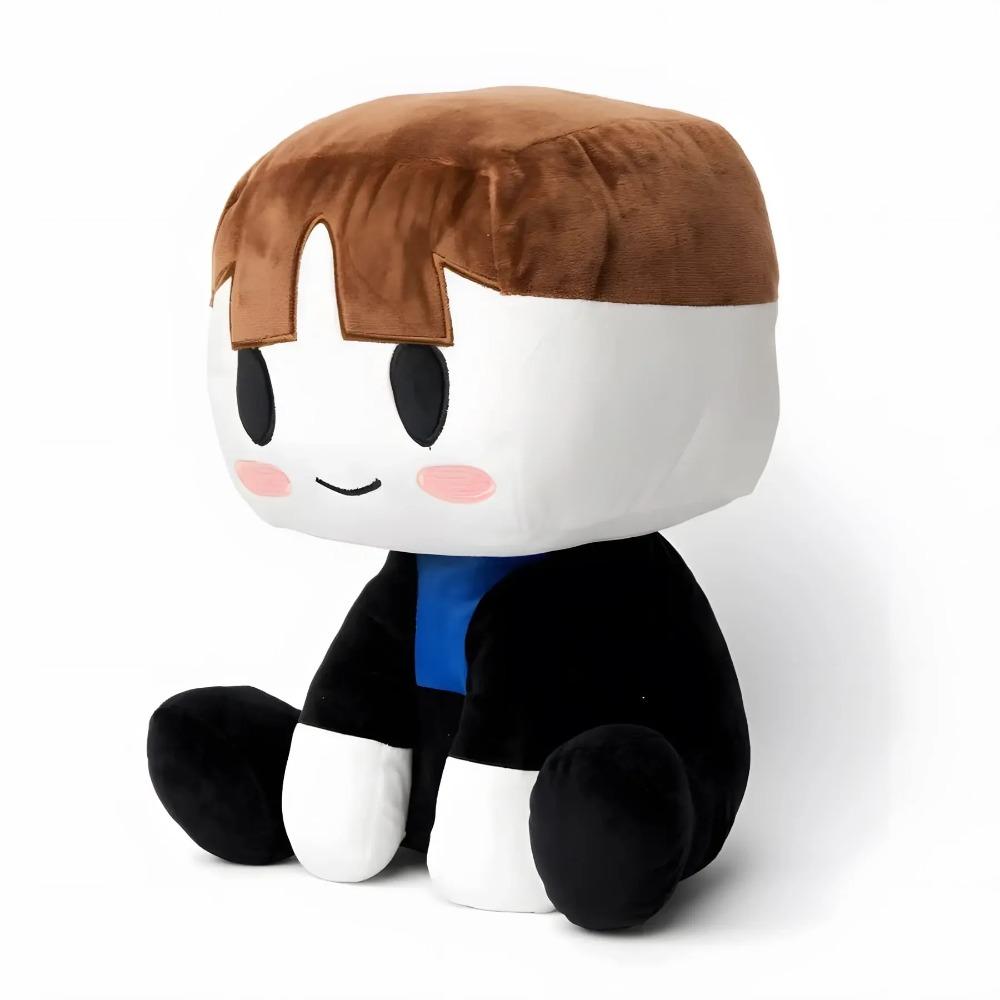 Plyšáci Blox Buddies 7,8 palce Blox Buddy s hnědými vlasy noob Plyšák mazlíček x Hračky Plyšový polštář Dekorace