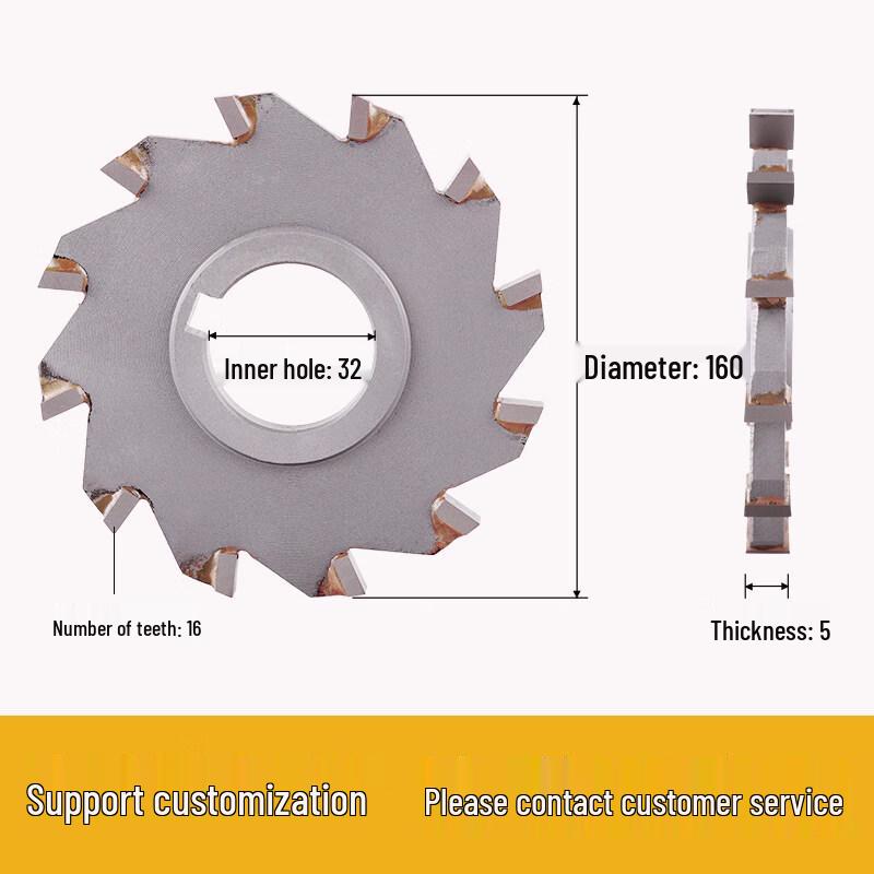 

Carbide Three-Side Disc Milling Cutter