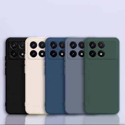 For Poco X6 Pro Case For Xiaomi Poco X6 Pro X5 X4 Pro M5 M4 Cover Funda Liquid Silicone Soft Back Bumper Poco X6 Pro