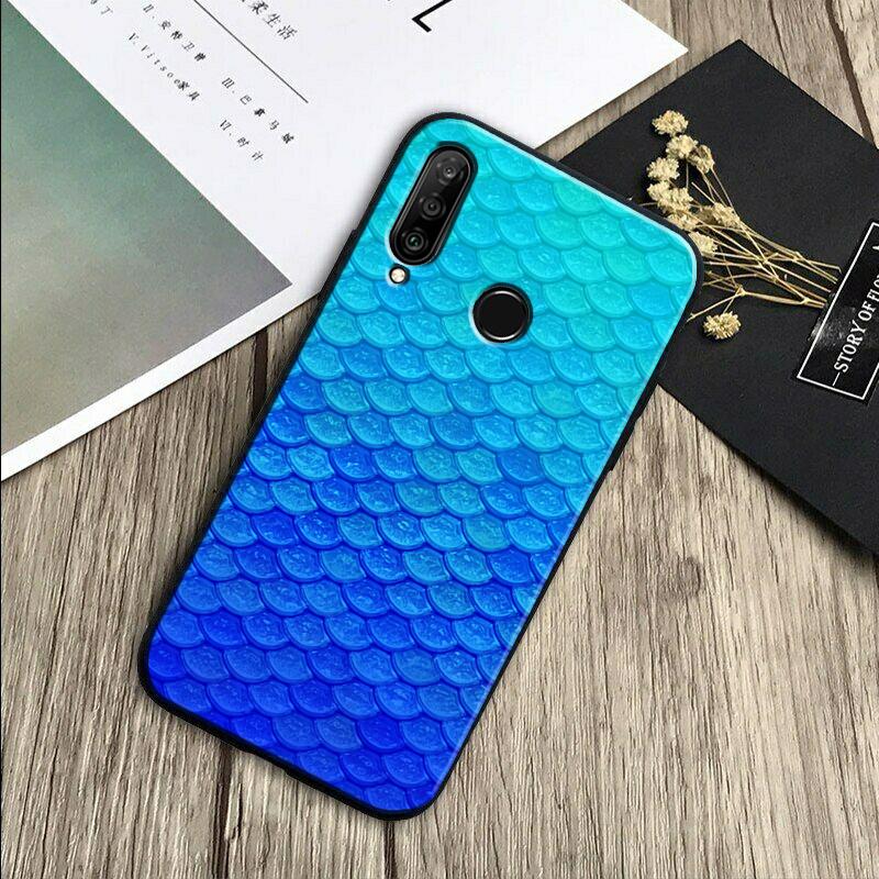 Mermaid Tail Scale For Huawei Nova 7i 3i 8i 11 12i 10 9 SE Y60 Y61 Y70 Y72 Y73 Y90 Y91 P20 P30 Pro P40 Lite Case