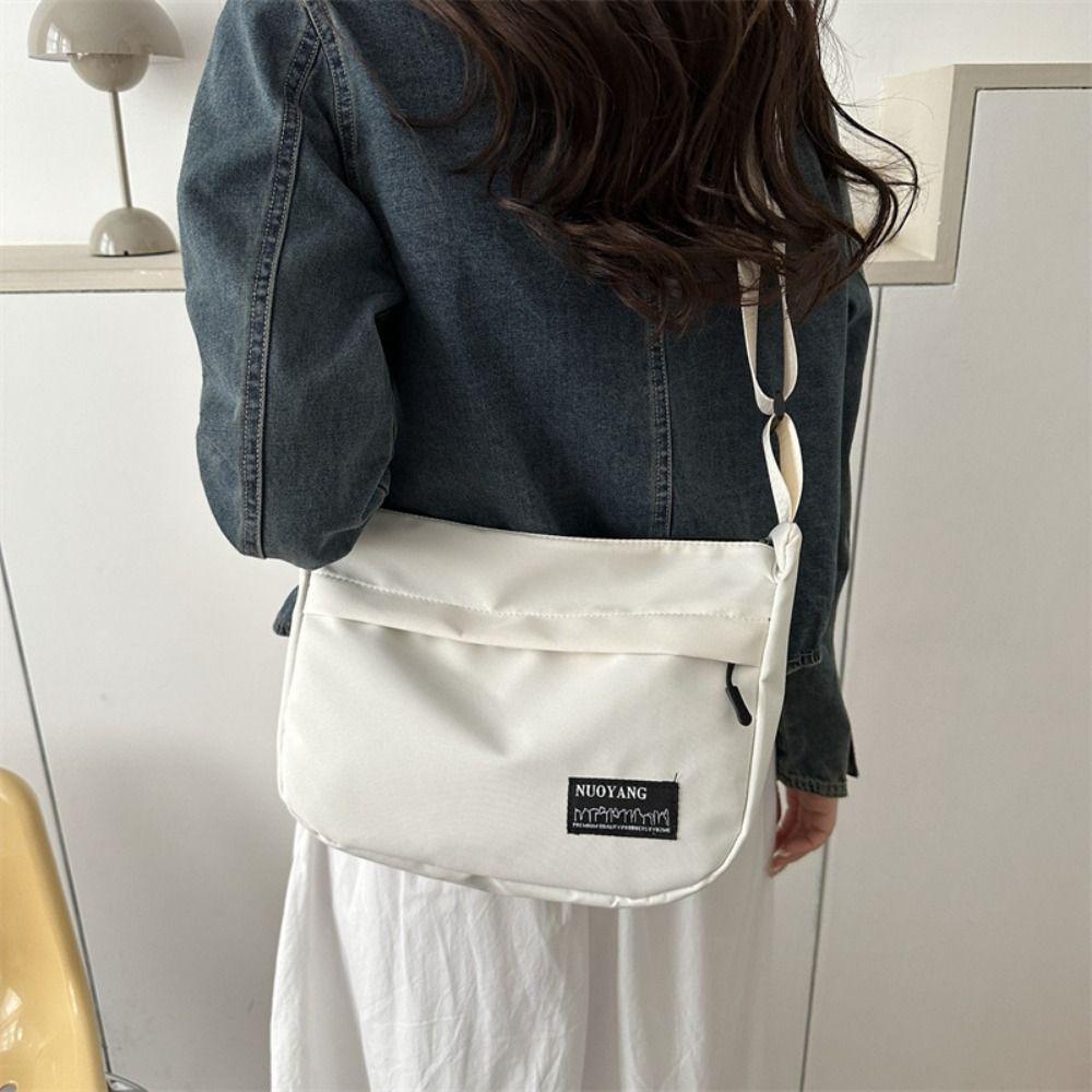 Handbag Oxford Shoulder Bag Large Capacity Sports Crossbody Bag Fashion Canvas Dumpling Bag  Girls
