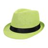 Frühling Sommer Eltern Kind Leinen Stroh Atmungsaktive Kappe Herren Reise Sonnenschutz Band Dekoration Sonnenschutz Jazz Hut Sonnenhut F58