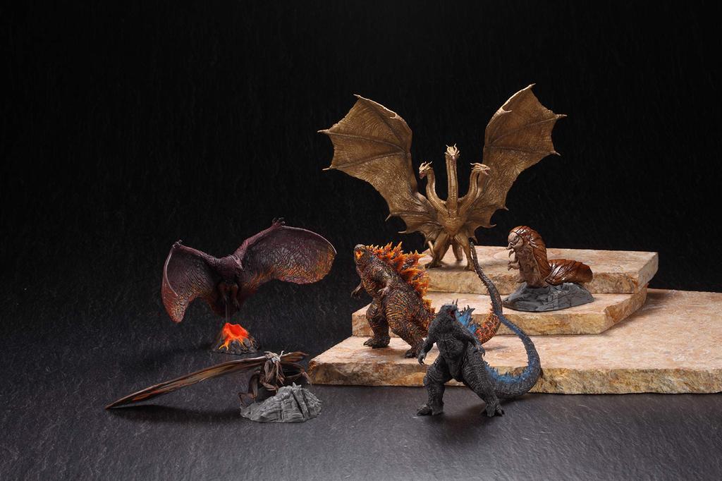 Art Spirits Gekizo Series GODZILLA 2019 Painted Trading Figures Box AT046 Non-scale PVC/ABS (partially Assembled) 6-piece