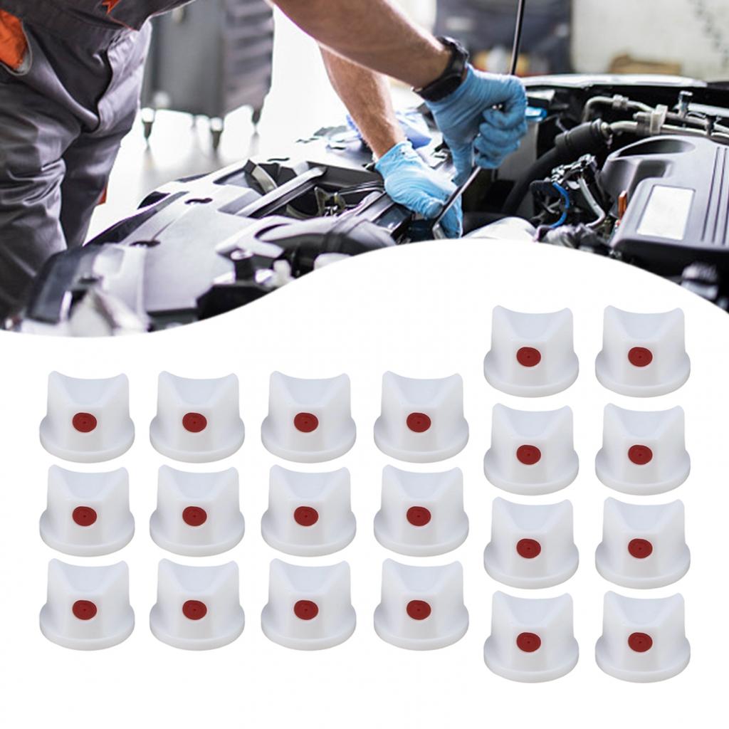 Białe Plastikowe Pokrywy Zamienne Dysz Spryskiwaczy do Opryskiwaczy Butelkowych 20