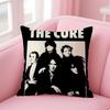 British Postpunk Rock Band TThe Cure Cushion Cover Pillow Case Soft Skin Friendly Fabric  Concealed Zipper